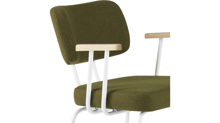 Eijerkamp Collectie Tom Onderstel Wit Armstoel