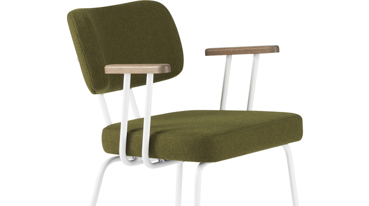 Eijerkamp Collectie Tom Onderstel Wit Armstoel