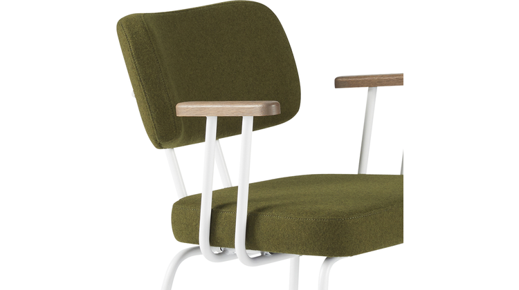 Eijerkamp Collectie Tom Onderstel Wit Armstoel