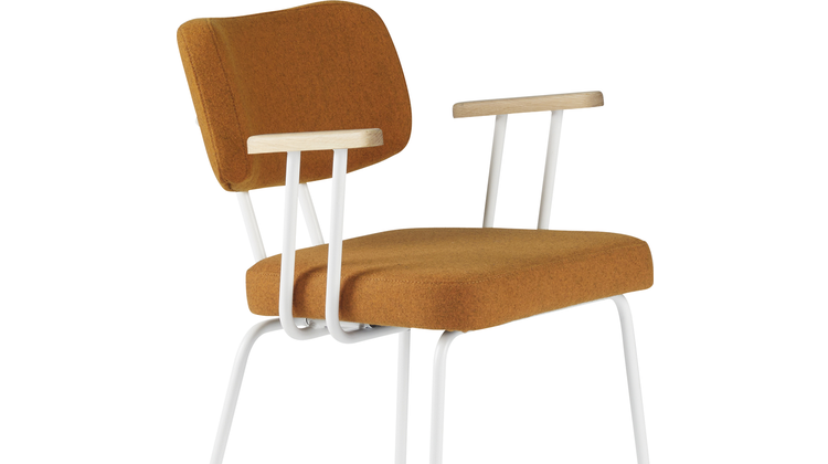 Eijerkamp Collectie Tom Onderstel Wit Armstoel