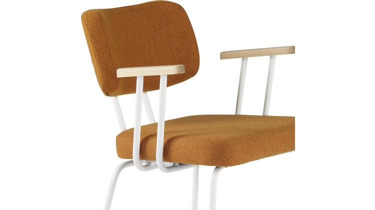 Eijerkamp Collectie Tom Onderstel Wit Armstoel