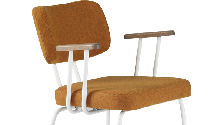 Eijerkamp Collectie Tom Onderstel Wit Armstoel