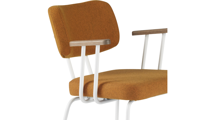 Eijerkamp Collectie Tom Onderstel Wit Armstoel