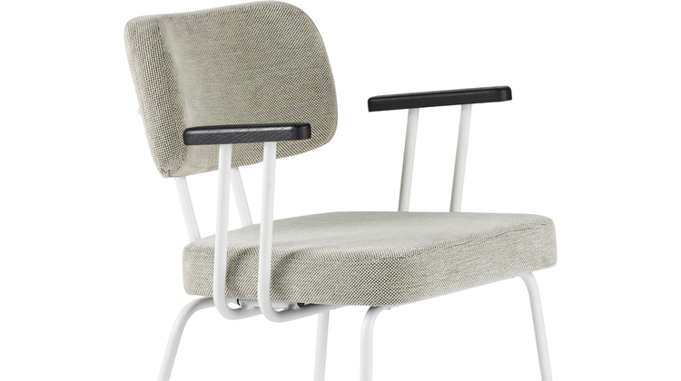 Eijerkamp Collectie Tom Onderstel Wit Armstoel