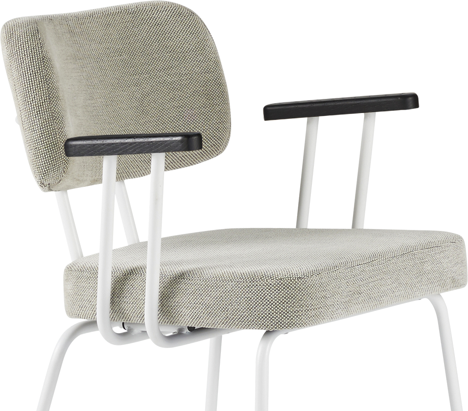 Eijerkamp Collectie Tom Onderstel Wit Armstoel