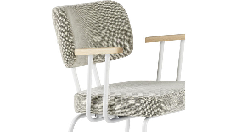 Eijerkamp Collectie Tom Onderstel Wit Armstoel