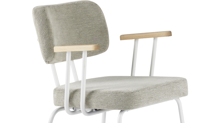 Eijerkamp Collectie Tom Onderstel Wit Armstoel