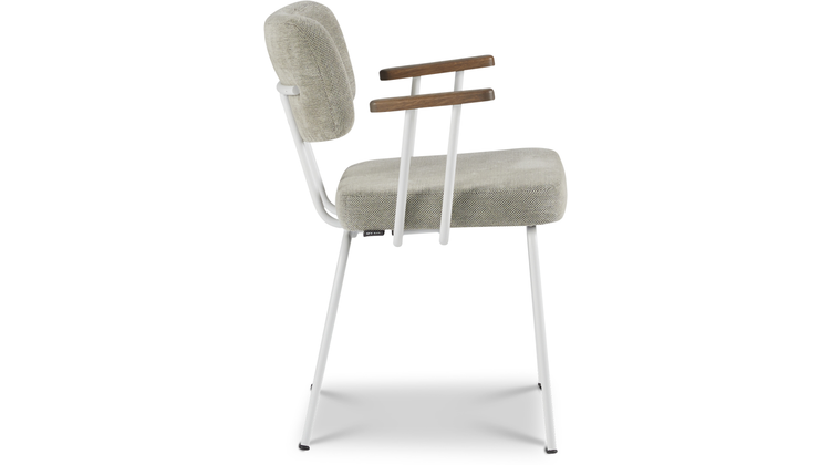 Eijerkamp Collectie Tom Onderstel Wit Armstoel