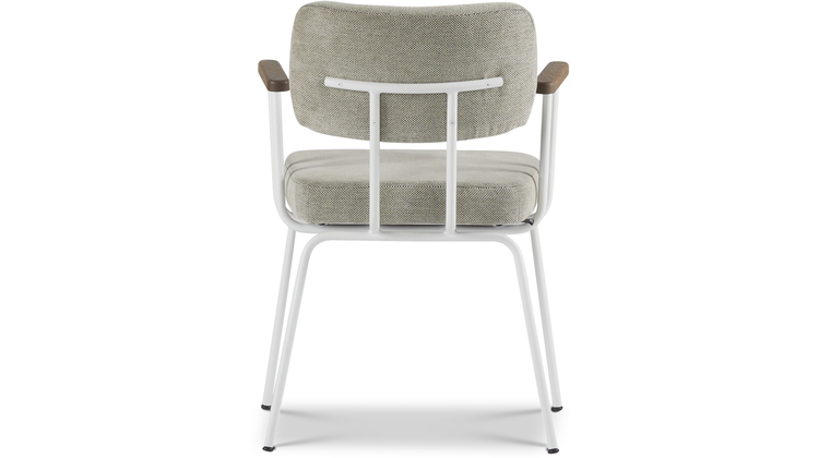 Eijerkamp Collectie Tom Onderstel Wit Armstoel