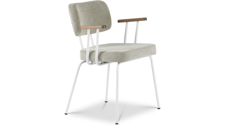 Eijerkamp Collectie Tom Onderstel Wit Armstoel