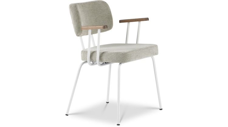 Eijerkamp Collectie Tom Onderstel Wit Armstoel