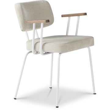 Eijerkamp Collectie Tom Onderstel Wit Armstoel