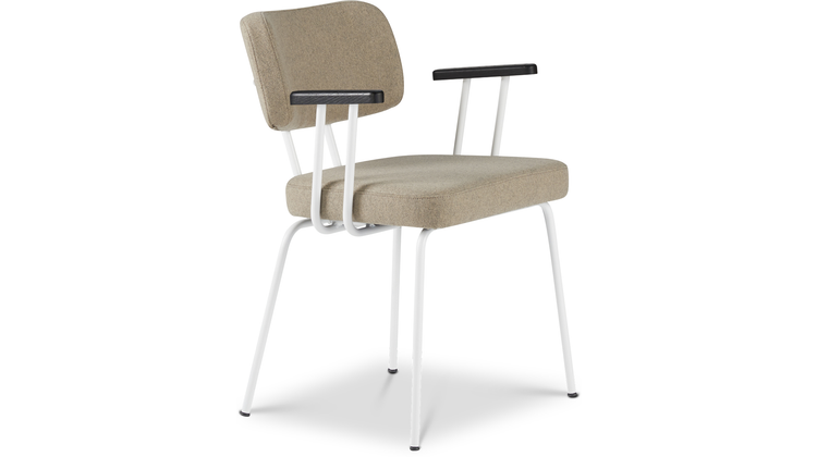 Eijerkamp Collectie Tom Onderstel Wit Armstoel