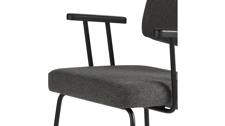 Eijerkamp Collectie Tom Onderstel Zwart Armstoel