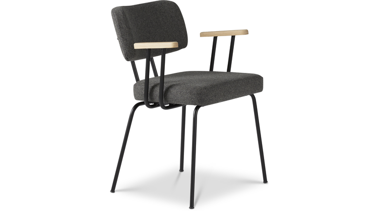 Eijerkamp Collectie Tom Onderstel Zwart Armstoel