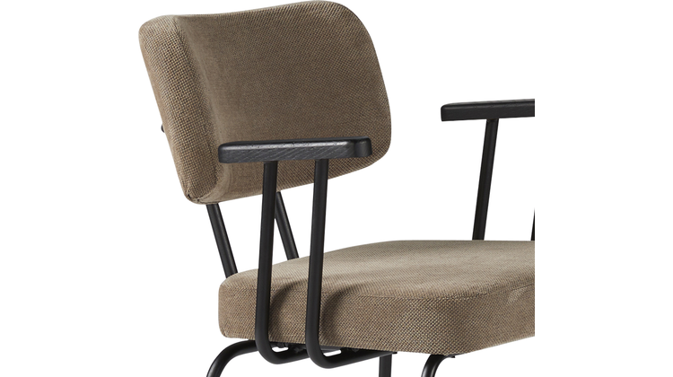 Eijerkamp Collectie Tom Onderstel Zwart Armstoel