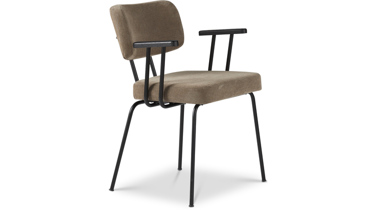 Eijerkamp Collectie Tom Onderstel Zwart Armstoel