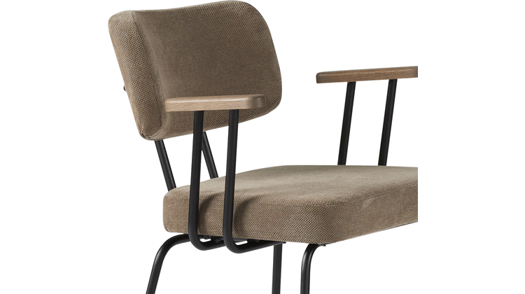 Eijerkamp Collectie Tom Onderstel Zwart Armstoel