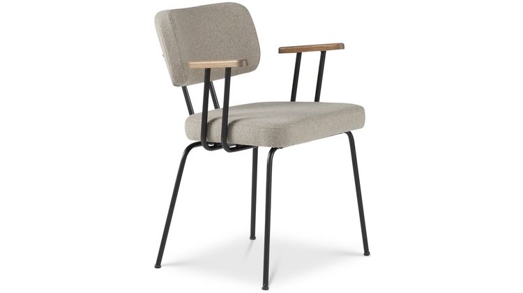 Eijerkamp Collectie Tom Onderstel Zwart Armstoel