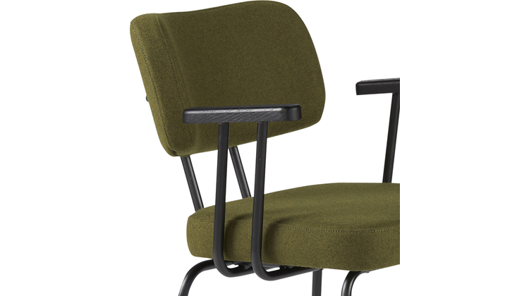 Eijerkamp Collectie Tom Onderstel Zwart Armstoel