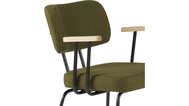 Eijerkamp Collectie Tom Onderstel Zwart Armstoel