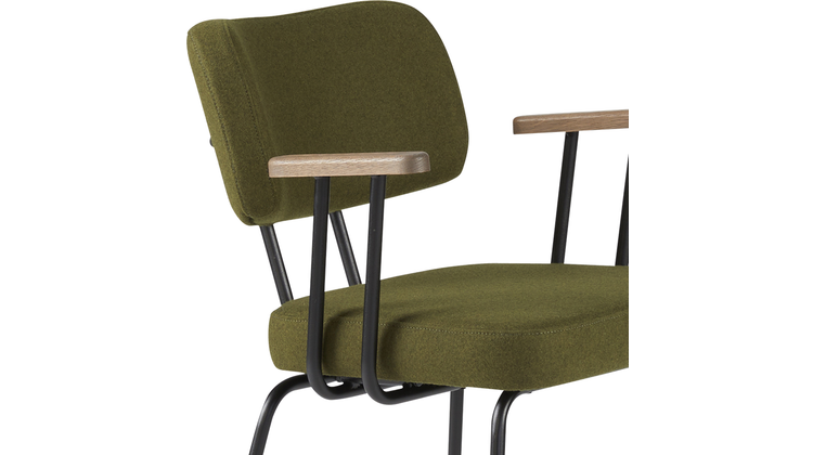 Eijerkamp Collectie Tom Onderstel Zwart Armstoel