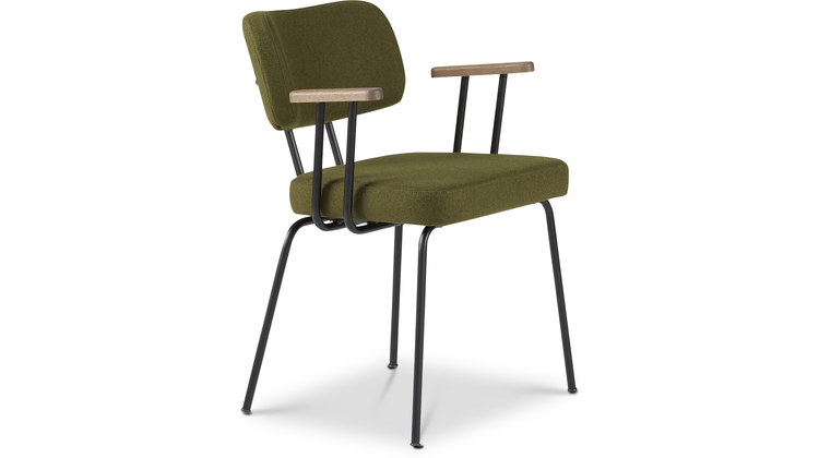 Eijerkamp Collectie Tom Onderstel Zwart Armstoel