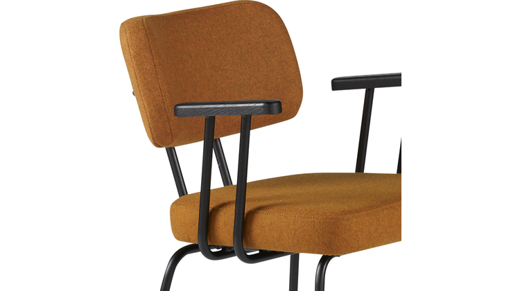 Eijerkamp Collectie Tom Onderstel Zwart Armstoel