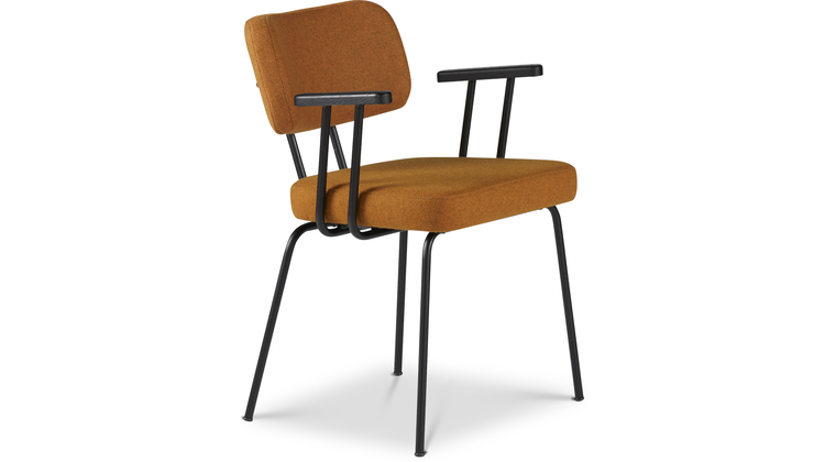 Eijerkamp Collectie Tom Onderstel Zwart Armstoel