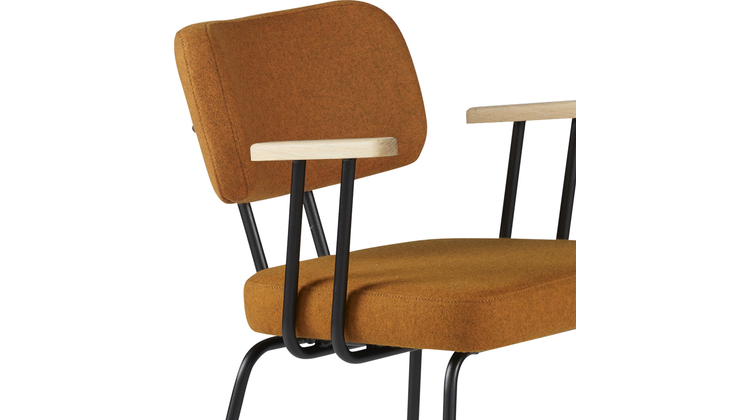 Eijerkamp Collectie Tom Onderstel Zwart Armstoel