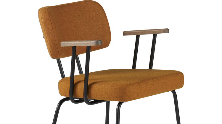 Eijerkamp Collectie Tom Onderstel Zwart Armstoel