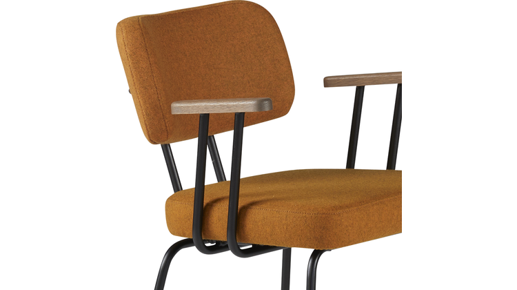 Eijerkamp Collectie Tom Onderstel Zwart Armstoel