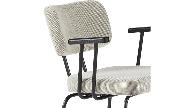 Eijerkamp Collectie Tom Onderstel Zwart Armstoel