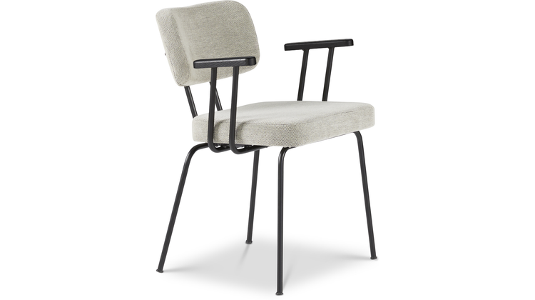 Eijerkamp Collectie Tom Onderstel Zwart Armstoel