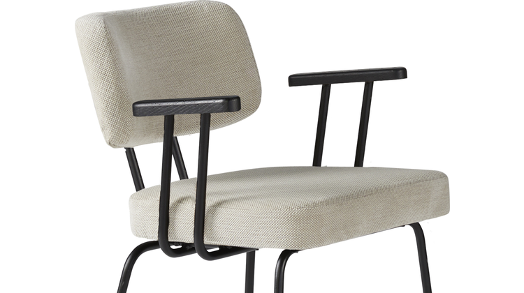 Eijerkamp Collectie Tom Onderstel Zwart Armstoel