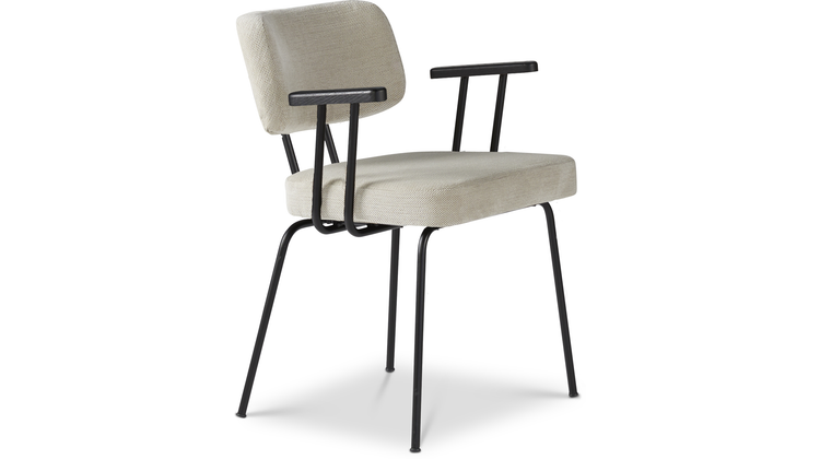 Eijerkamp Collectie Tom Onderstel Zwart Armstoel