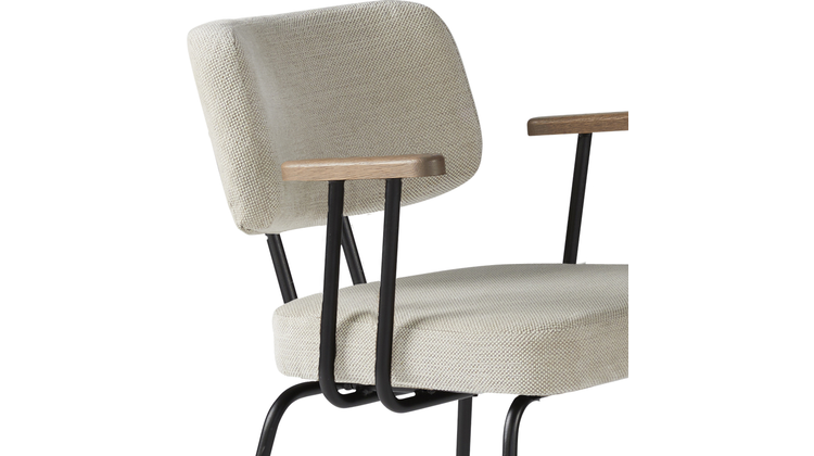 Eijerkamp Collectie Tom Onderstel Zwart Armstoel