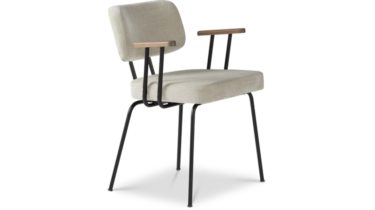 Eijerkamp Collectie Tom Onderstel Zwart Armstoel