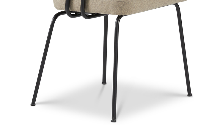 Eijerkamp Collectie Tom Onderstel Zwart Armstoel