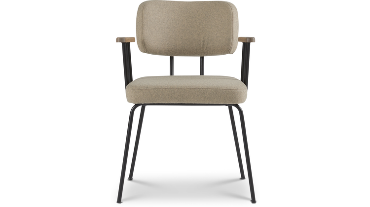 Eijerkamp Collectie Tom Onderstel Zwart Armstoel