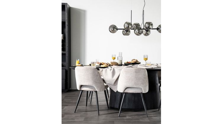 Eleonora Aron Zwart Eettafel