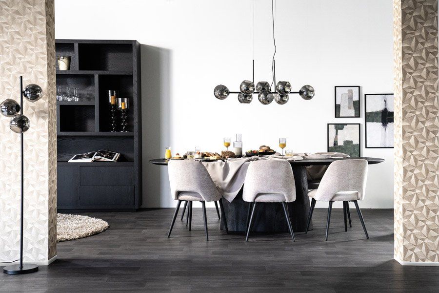 Eleonora Aron Zwart Eettafel