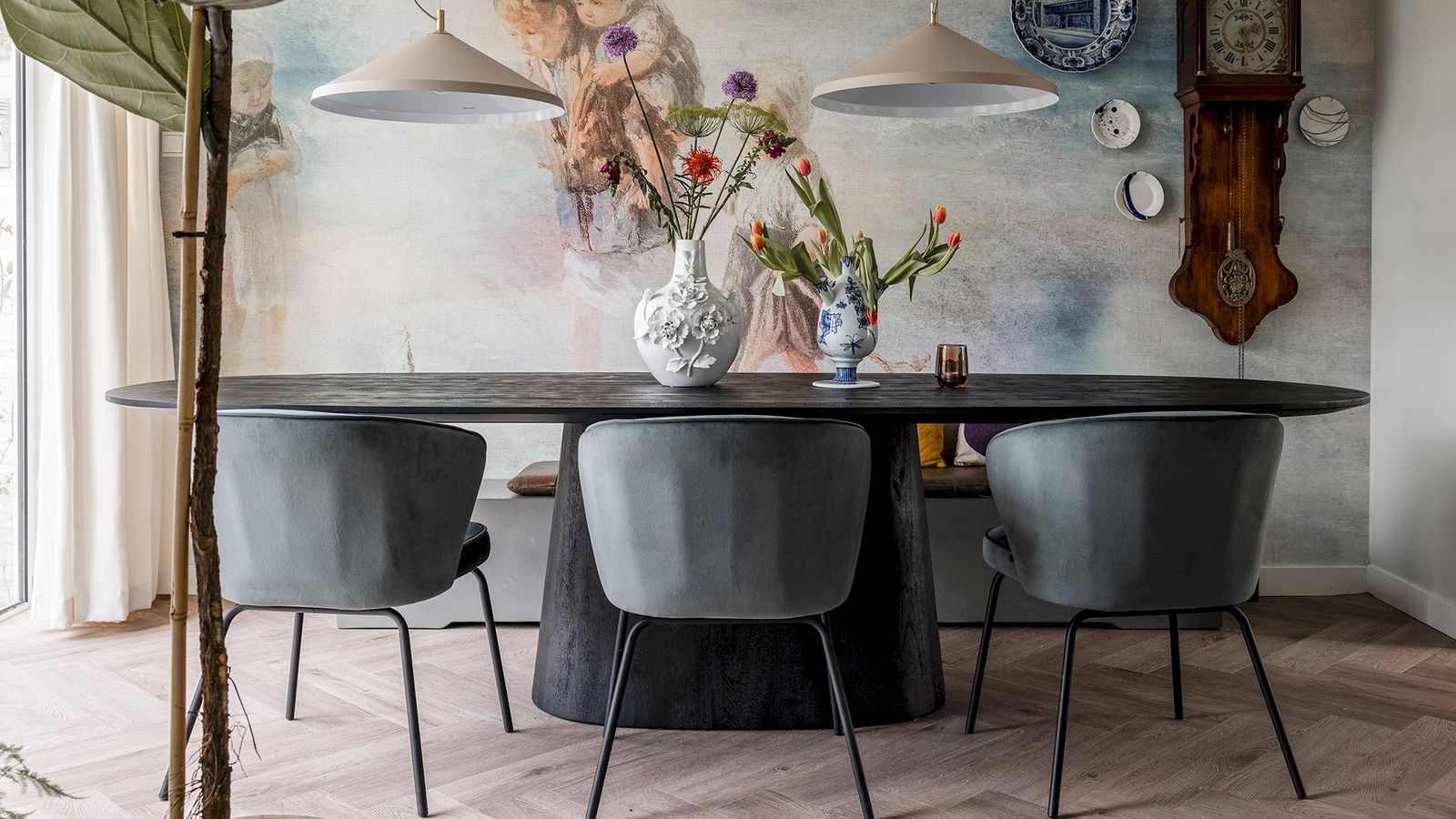 Eleonora Aron Zwart Eettafel