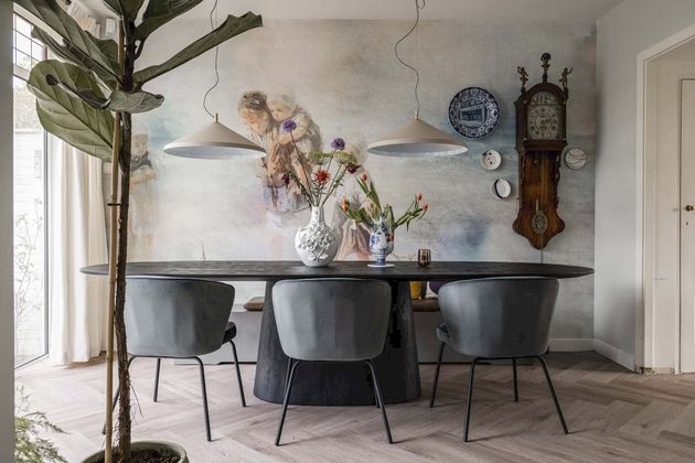 Eleonora Aron Zwart Eettafel