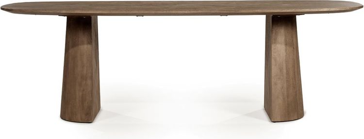 Eleonora Lune Lichtbruin Eettafel