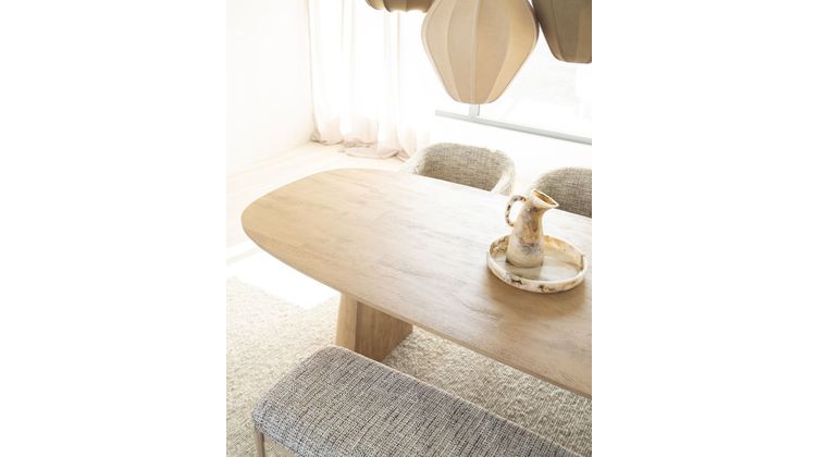 Eleonora Lune Naturel Eettafel