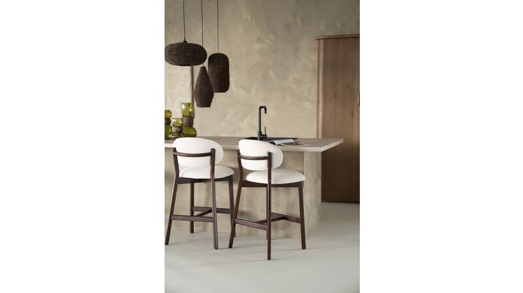 Eleonora Mikky Beige Barkruk