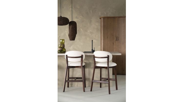 Eleonora Mikky Beige Barkruk