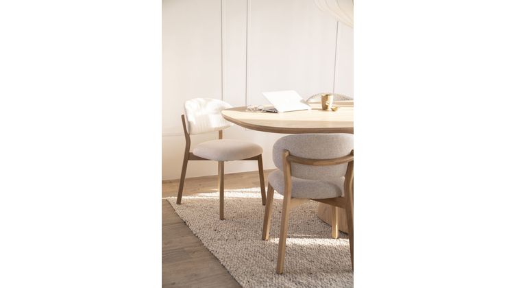 Eleonora Mikky Beige Eetkamerstoel