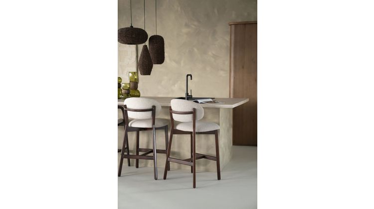 Eleonora Mikky Taupe Barkruk